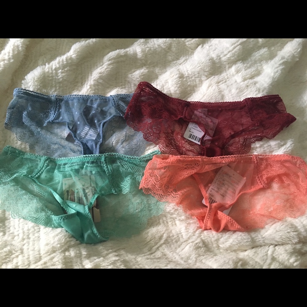 4 Urban Outfitters lace underwear size small